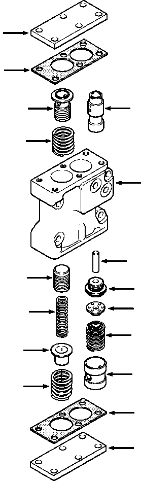VALVE ASSY, RATE OF RISE 1285 636 H91 KOMATSU