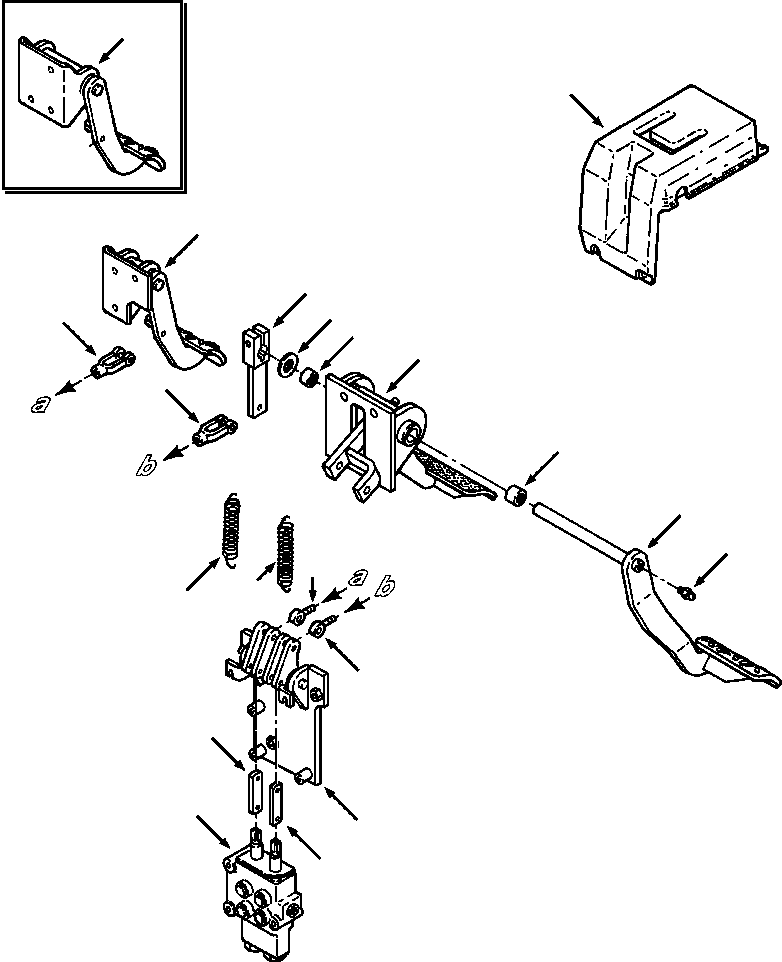 FOOT STEERING 1269 095 H91 KOMATSU