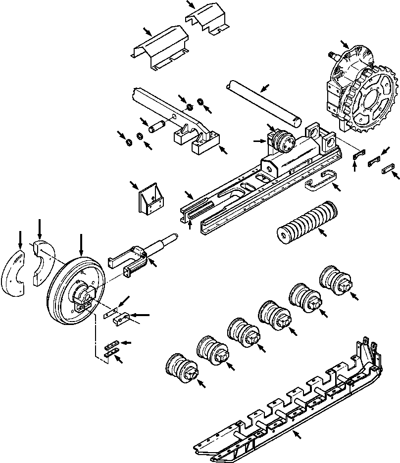 UNDERCARRIAGE (1281 177 H91) KOMATSU