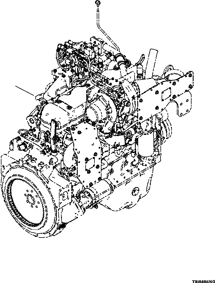 ENGINE, PRODUCTION 6756-E0-AN10 KOMATSU