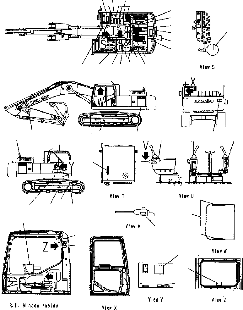 NAME, PLATE 09601-120D1 KOMATSU