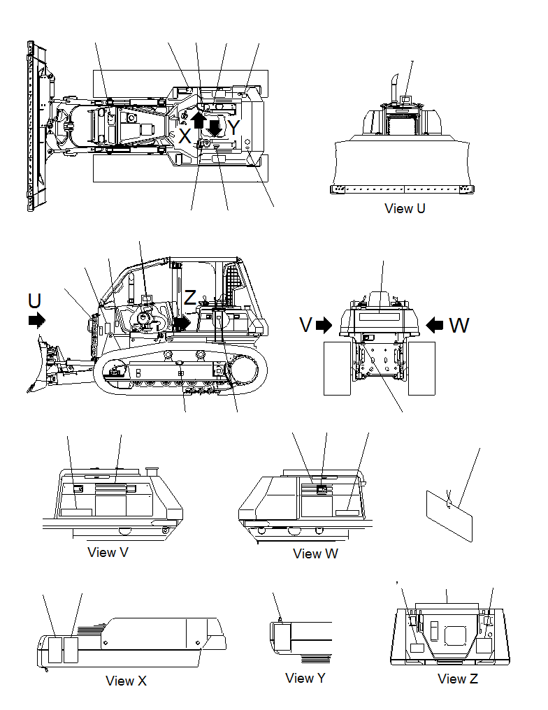 Табличка 09601-120D2 KOMATSU