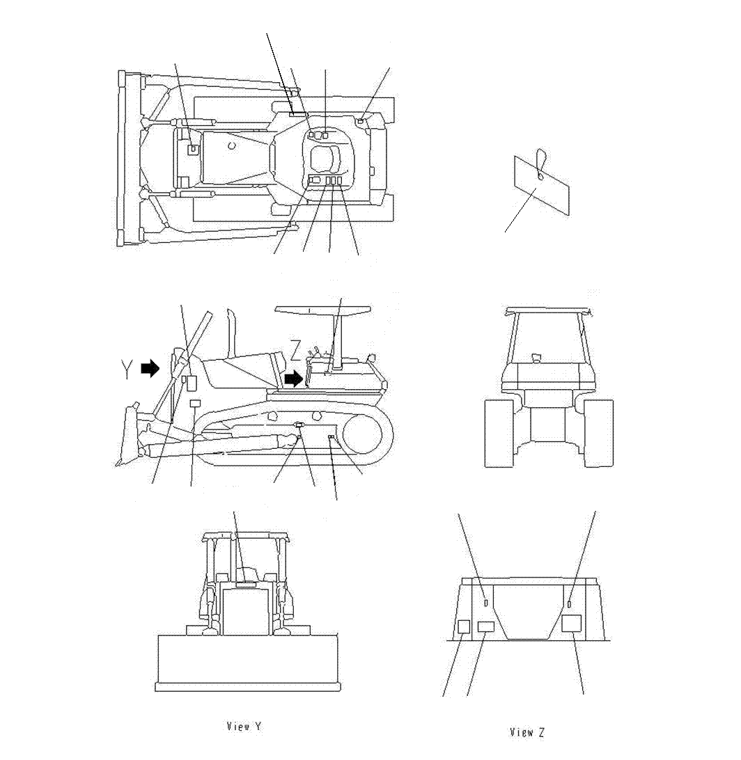 Табличка 09602-120D1 KOMATSU