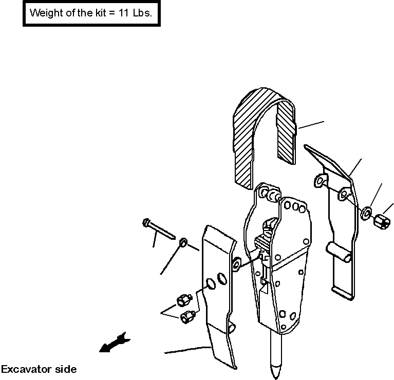 Sound proofing WG86406733 KOMATSU