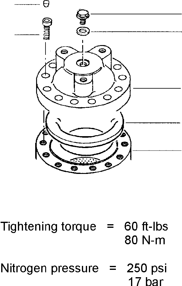 Back head WG86397361 KOMATSU
