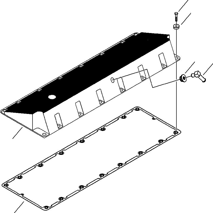 COVER, VALVE 1312 769 H91 KOMATSU