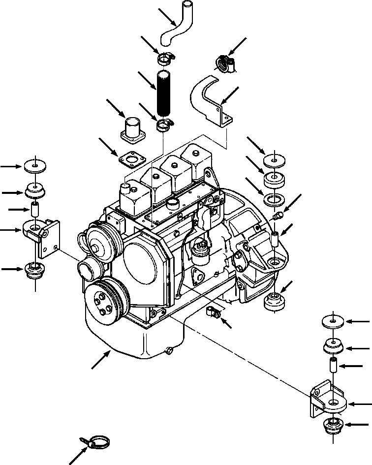BUSHING, FRONT 1312 814 H2 KOMATSU