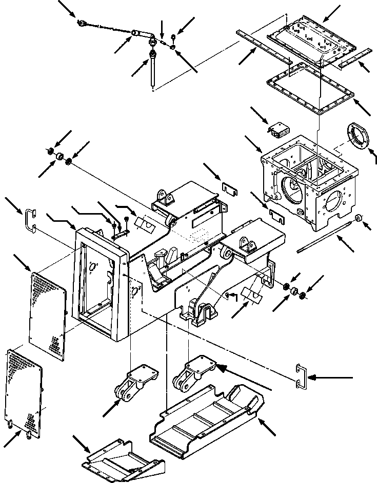 Шестигранный болт - 7/8NCx3-1/4 25 910 KOMATSU
