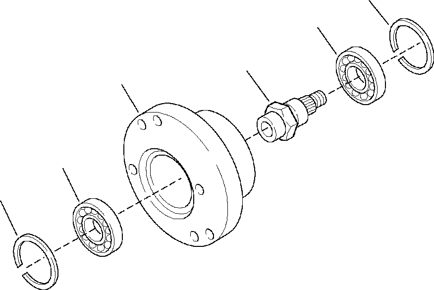 DRIVE, PUMP 1315 366 H91 KOMATSU