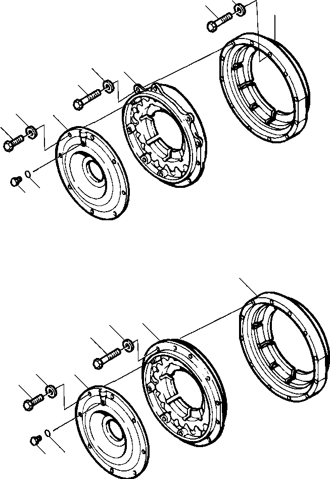 RETAINER, BRAKE PLATE 659 902 C2 KOMATSU