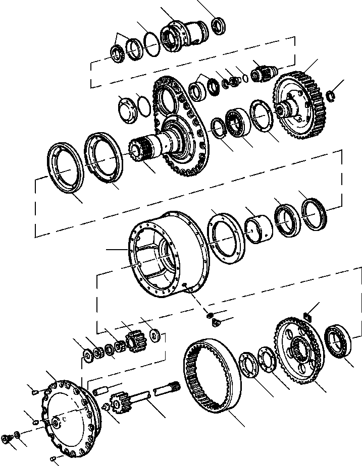 BEARING, SPROCKET HUB 634 357 C91 KOMATSU