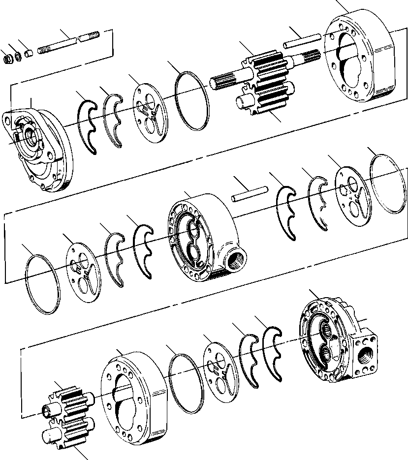 Комплект уплотнений 1270 913 H92 KOMATSU