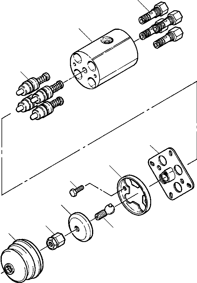 VALVE ASSEMBLY, RIPPER PILOT 1297 688 H91 KOMATSU