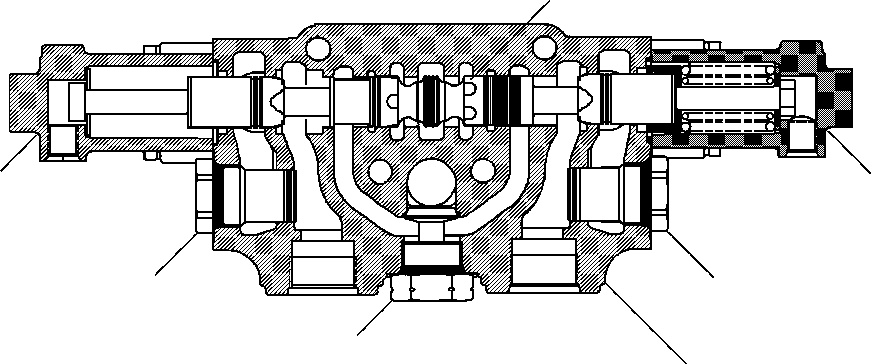 SECTION, RIPPER PITCH 1305 911 H91 KOMATSU