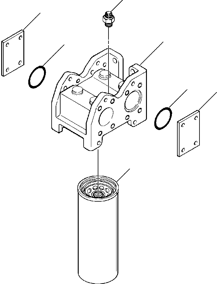 BASE ASSEMBLY, FILTER 1216 232 H92 KOMATSU