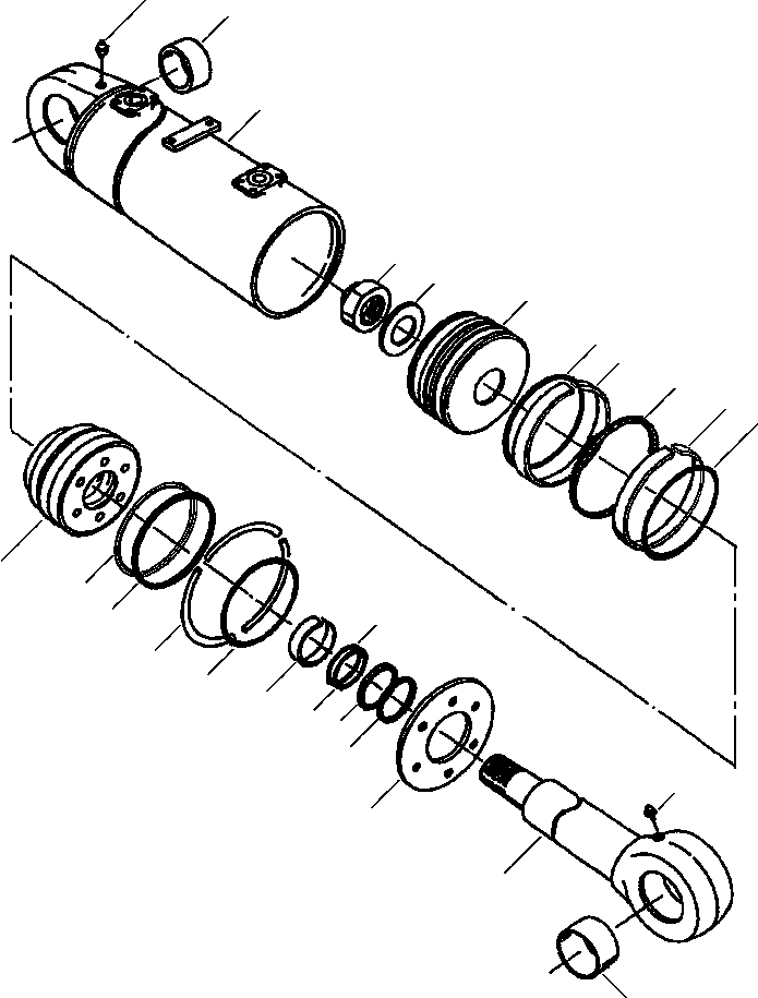 BUSHING, HOUSING 707 076 C2 KOMATSU