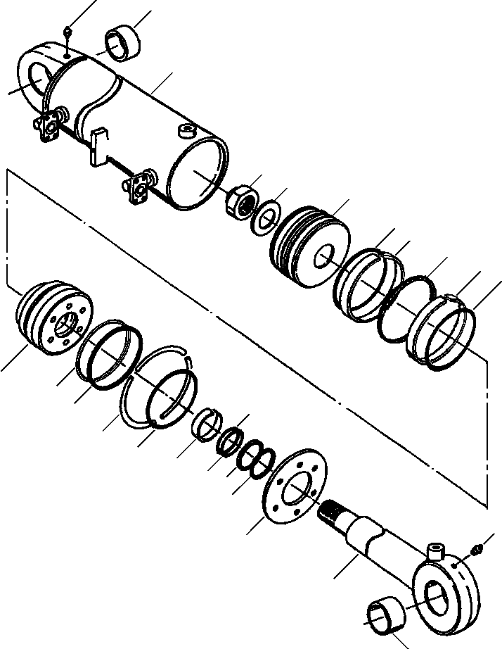 BUSHING, HOUSING 707 080 C2 KOMATSU