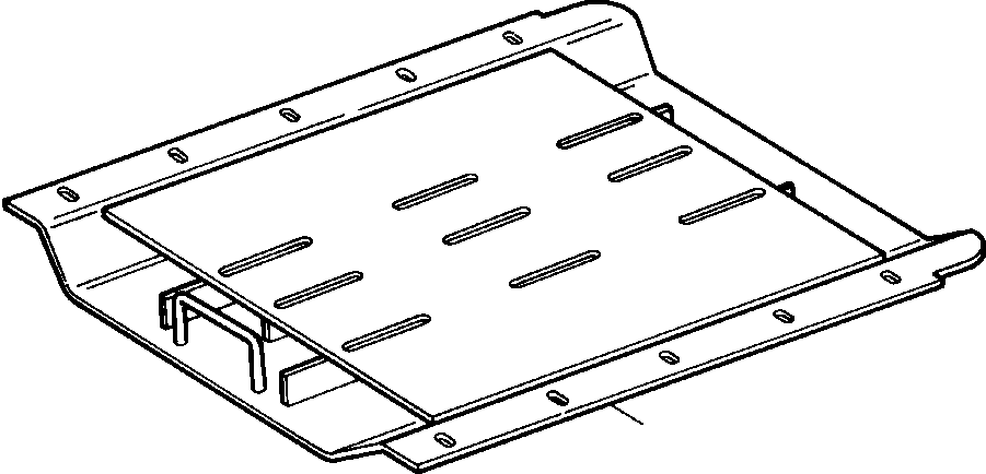 GUARD, TRANSMISSION CASE 1311 536 H91 KOMATSU