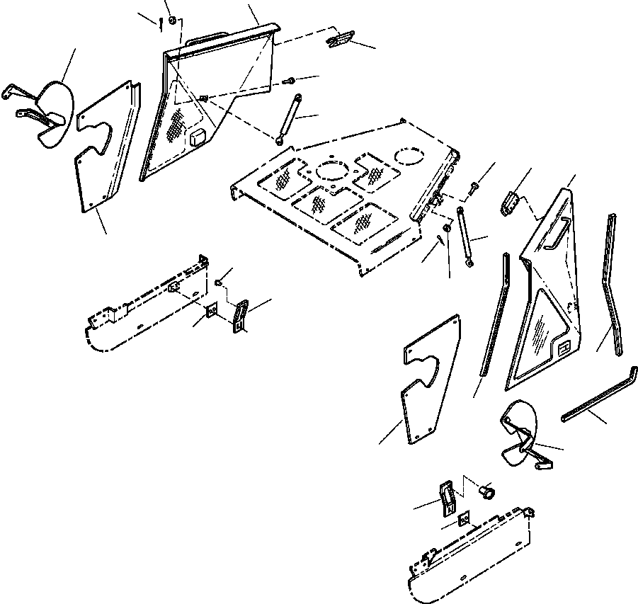 DOOR, LEFT 1315 447 H91 KOMATSU
