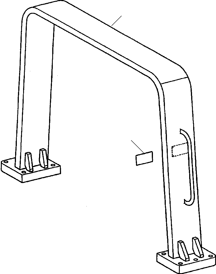 STRUCTURE, ROPS 1303 142 H91 KOMATSU
