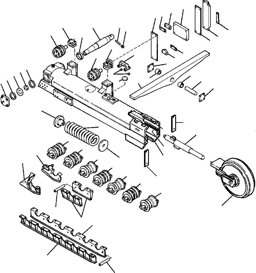 TRACK ROLLER SHIELD 703 702 C91 KOMATSU
