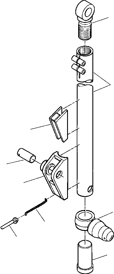 STRUT ASSEMBLY, LOWER LEFT 742 389 C91 KOMATSU