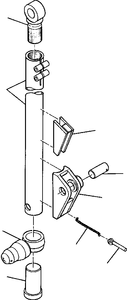 STRUT ASSEMBLY, LOWER RIGHT 742 390 C91 KOMATSU