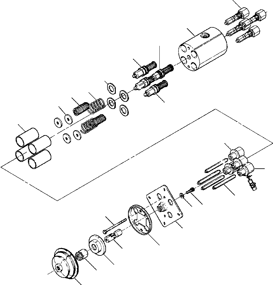 VALVE ASSEMBLY, BLADE PILOT 1316 046 H91 KOMATSU
