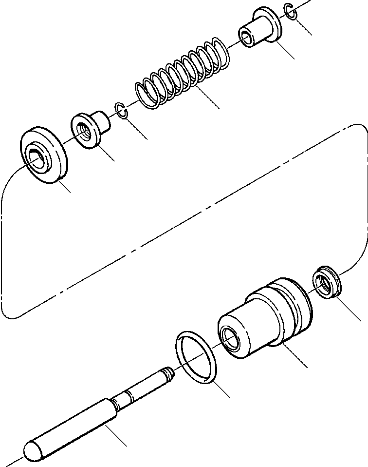 CAPSULE ASSEMBLY, PLUNGER 1316 259 H91 KOMATSU