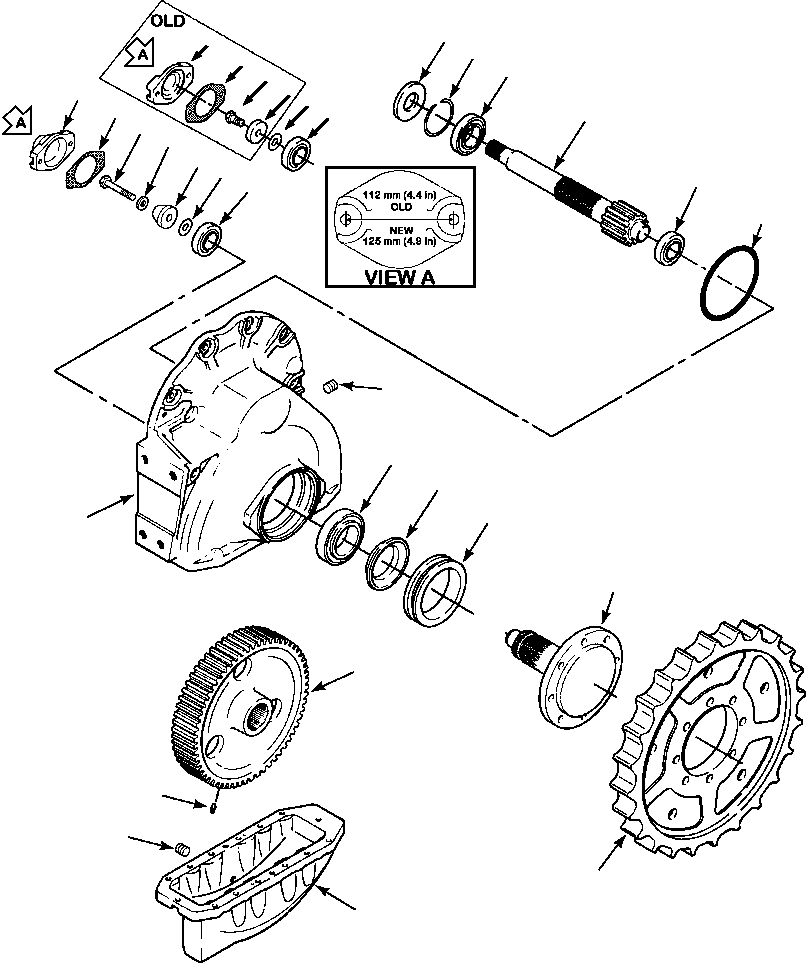CUP, BEARING 1209 208 H2 KOMATSU