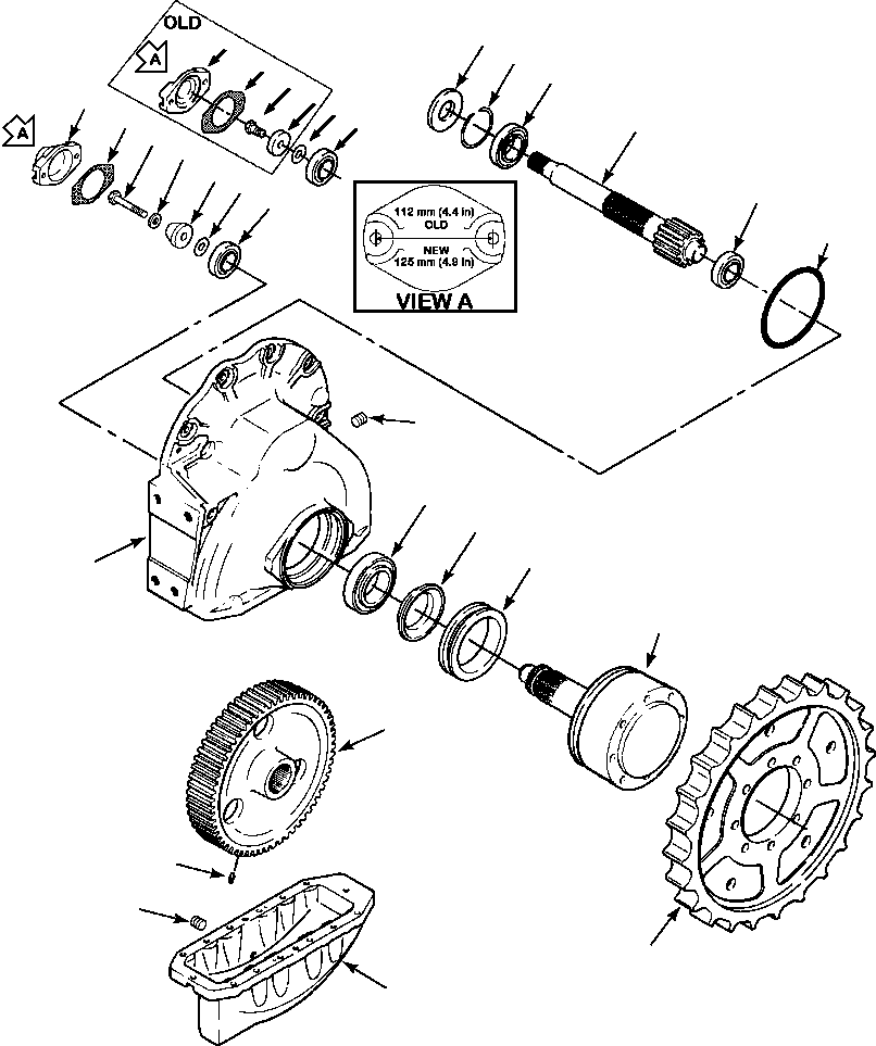 DRIVE ASSY, RIGHT FINAL 1311 339 H91 KOMATSU