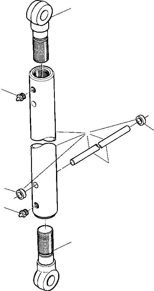 STRUT ASSEMBLY, UPPER 647 504 C91 KOMATSU
