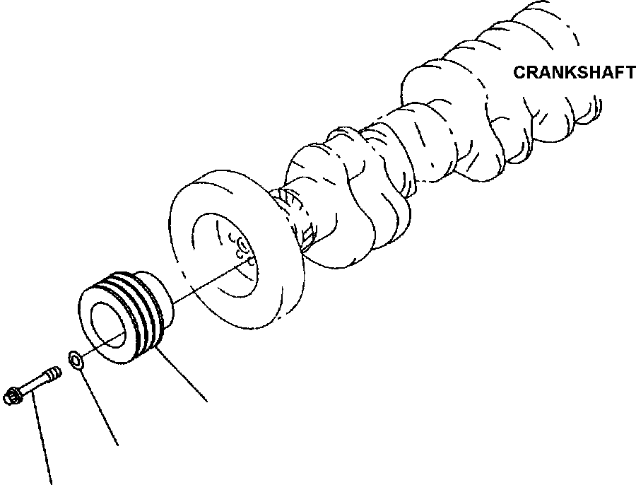 PULLEY, HARDENING 6162-35-5330 KOMATSU