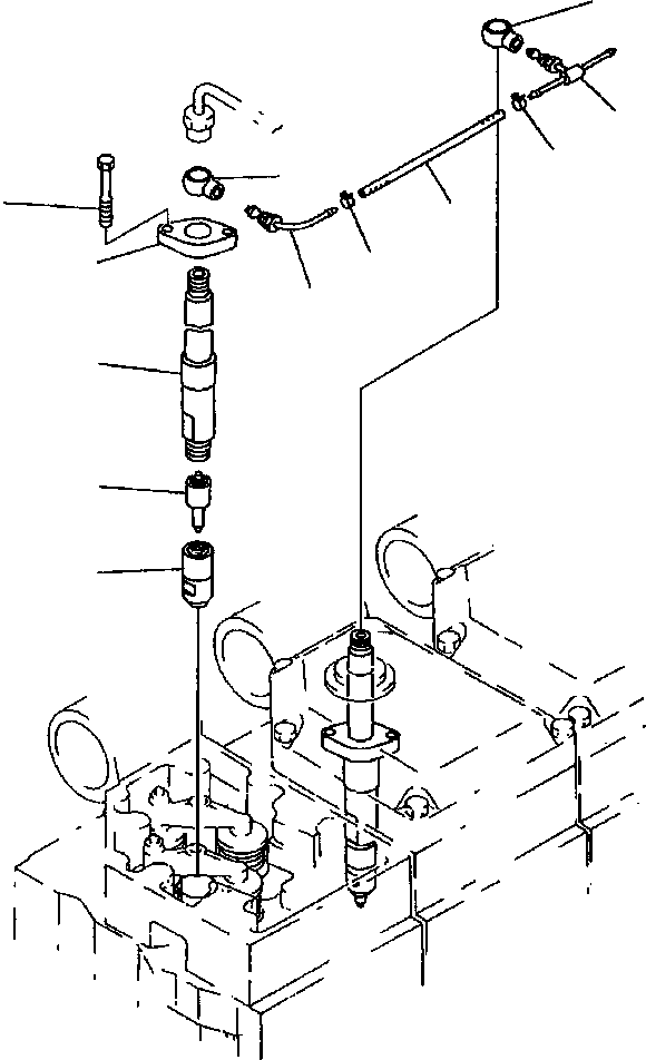 NOZZLE HOLDER ASS'Y 6162-15-3301 KOMATSU