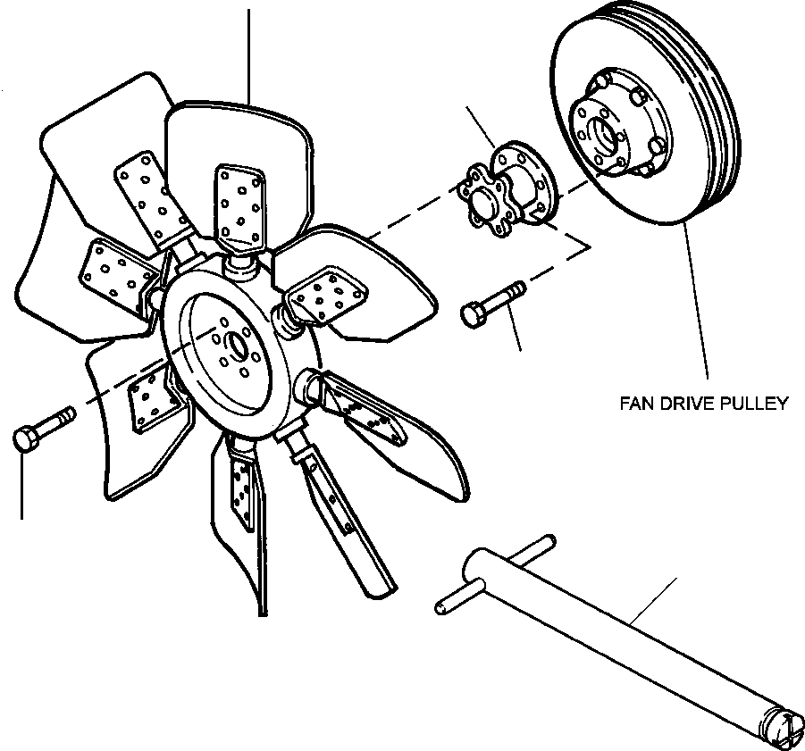 FAN, COOLING 600-614-2850 KOMATSU