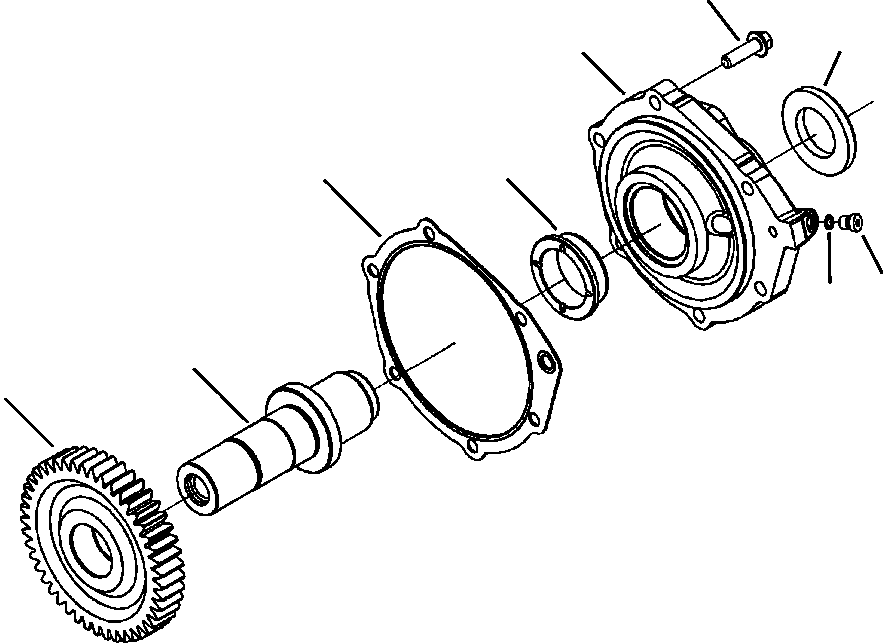 RETAINER, SHAFT 3089415 KOMATSU