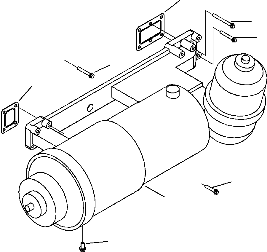 BOLT (M12-1.75x25) 3901249 KOMATSU