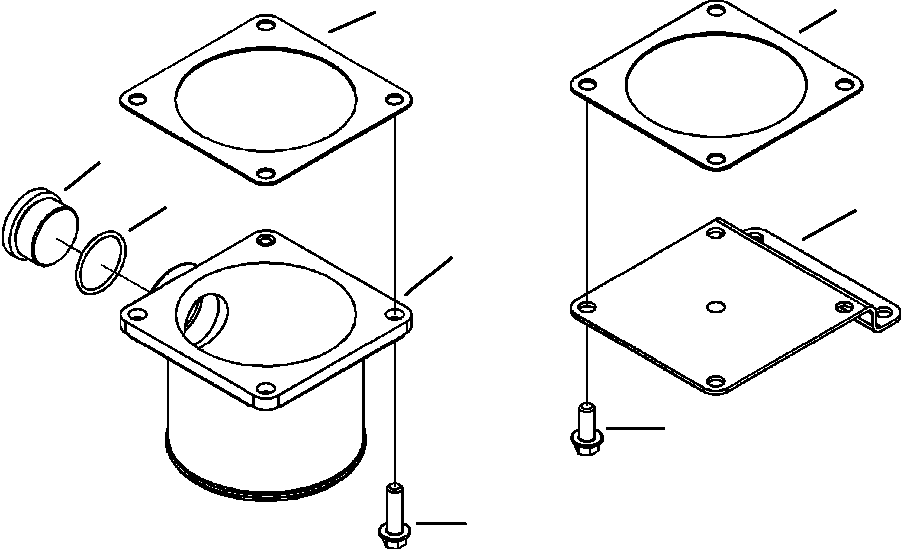 GASKET, WATER TRANSFER CONNECTION 3179035 KOMATSU