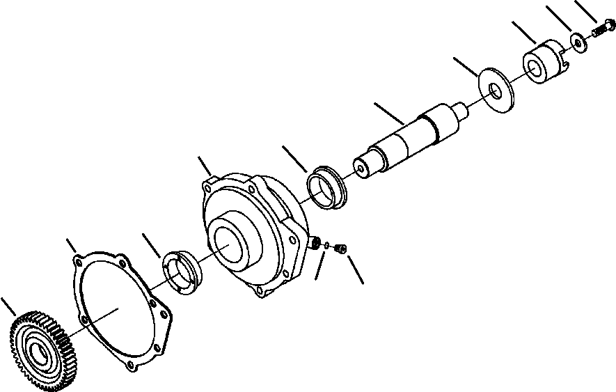 Плоская шайба 3089407 KOMATSU