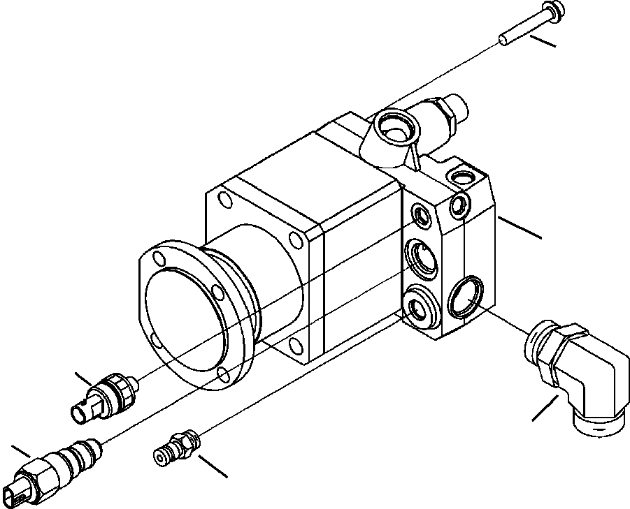 ACTUATOR, ETR FUEL CONTROL 3330600 KOMATSU