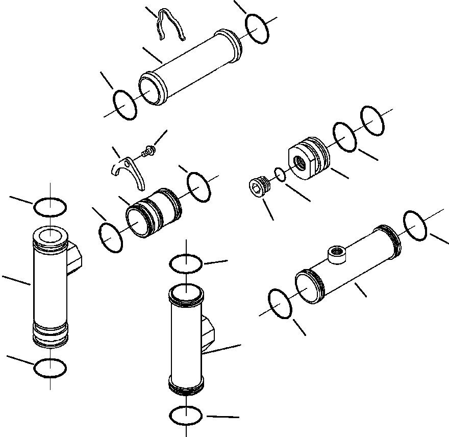 TUBE, WATER TRANSFER 206709 KOMATSU