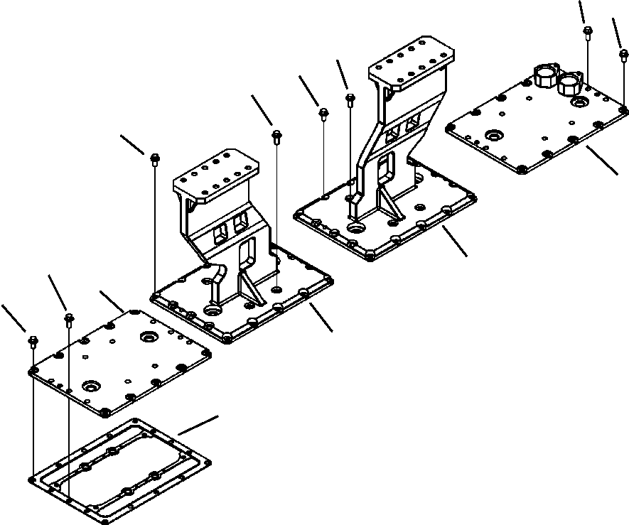 BRACKET, CONNECTION 3411191 KOMATSU