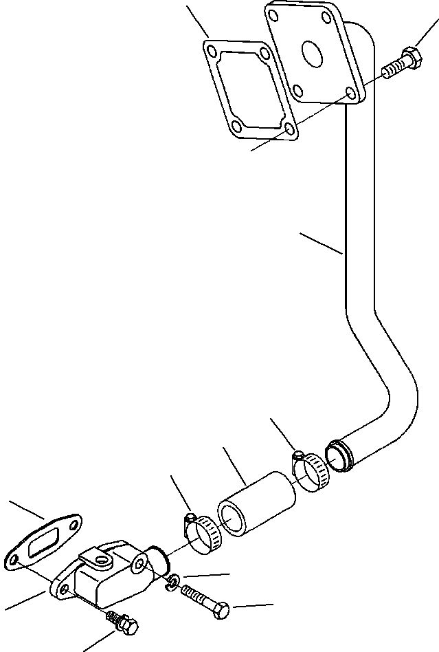 CONNECTION, AIR TRANSFER 6216-84-5490 KOMATSU