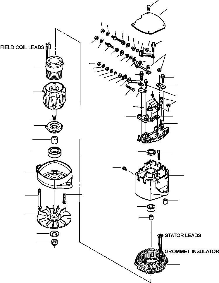 ALTERNATOR (PRODUCTION) 6216-84-6650 KOMATSU