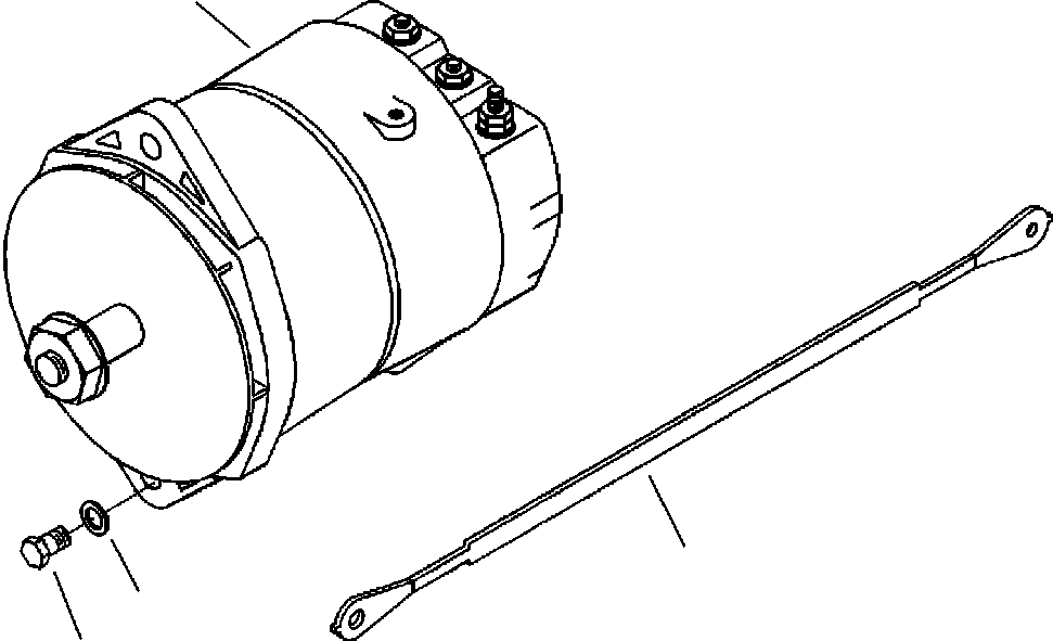 Провод заземления 1241 542 H1 KOMATSU
