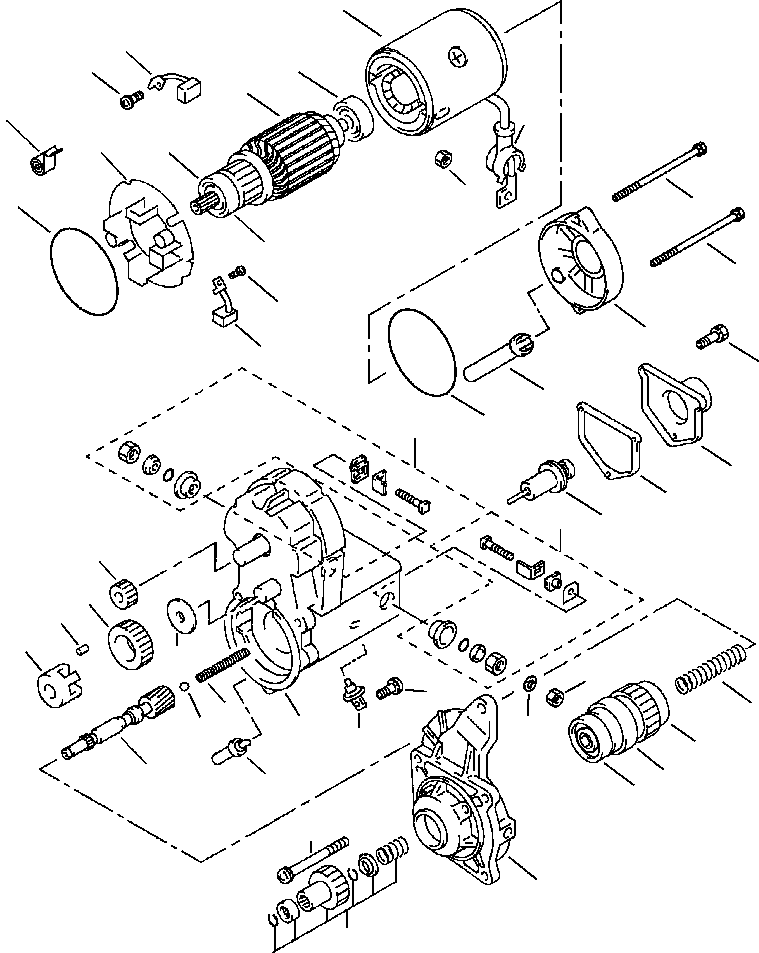 STARTER KIT (TERMINAL KIT C) 1316 554 H1 KOMATSU