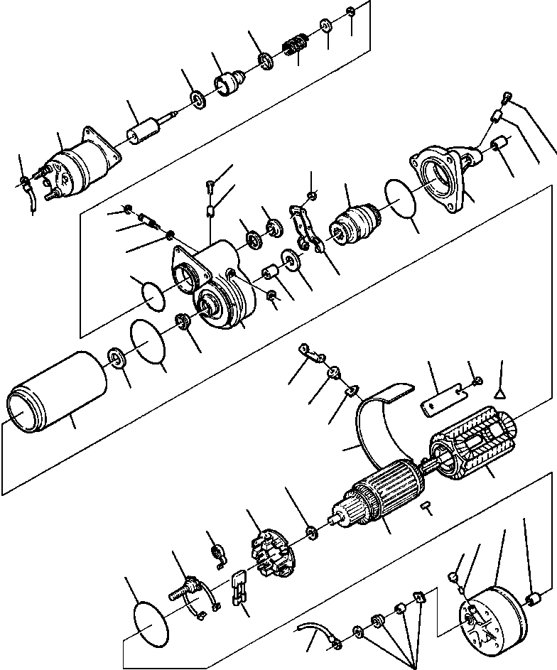 MOTOR, STARTING PRODUCTION 6743-82-6130 KOMATSU