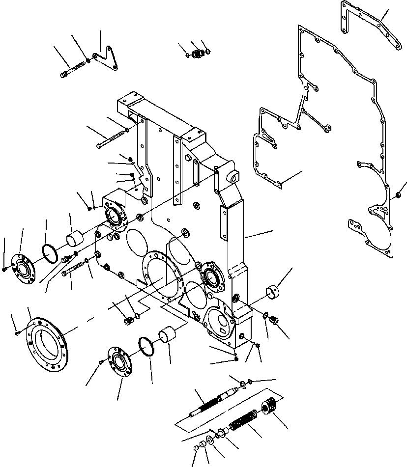 GASKET, GEAR COVER 1307 835 H2 KOMATSU