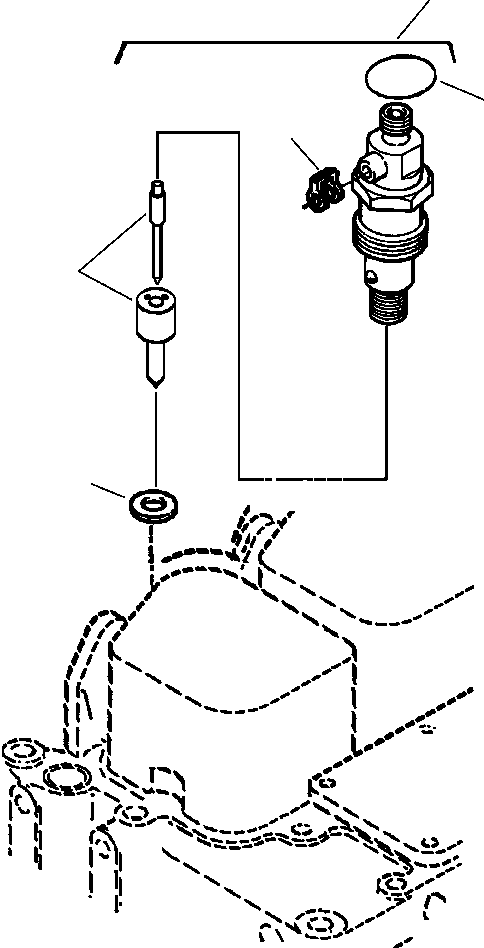 NOZZLE, INJECTOR 6737-11-3120 KOMATSU