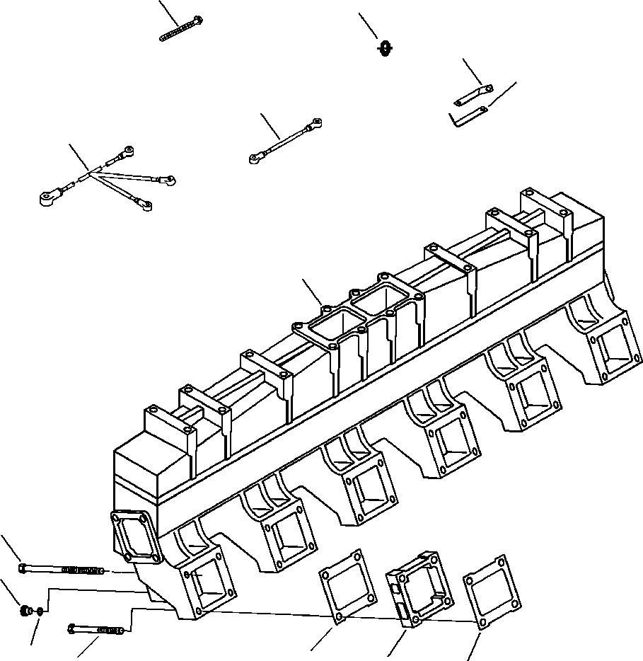 GASKET, INTAKE MANIFOLD 6210-11-4291 KOMATSU